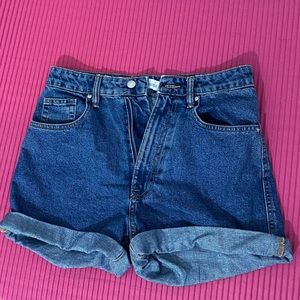 NWOT Zara High-Waisted Denim Shorts